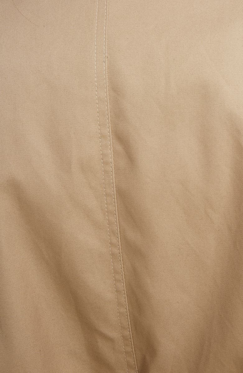 Saint Laurent Contrast Cuff Trench Coat, Alternate, color, 