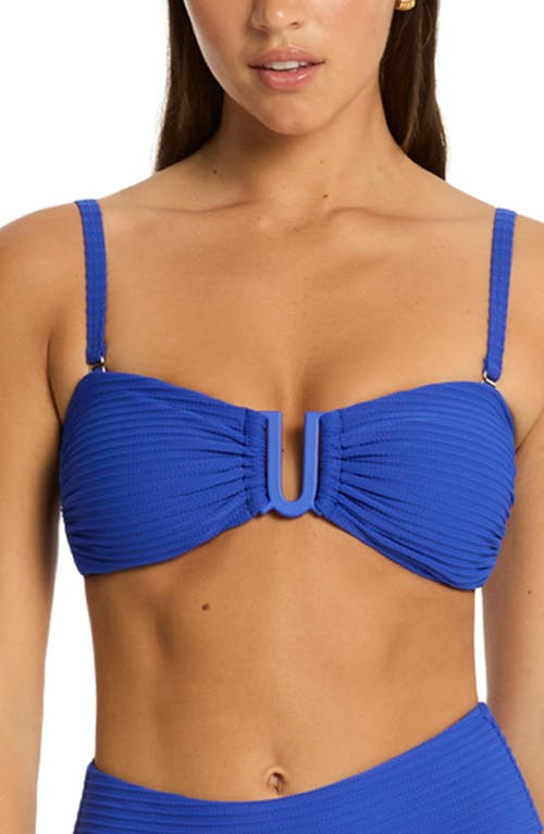 Sea Level U-bar Bandeau Bikini Top