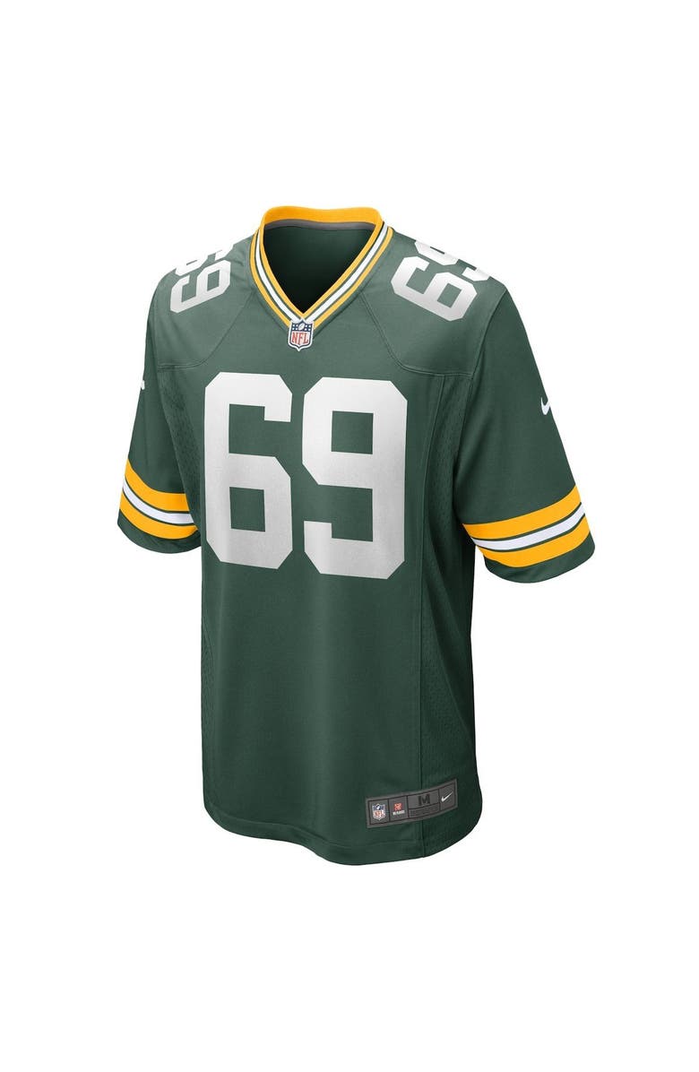 Nike Men's Nike David Bakhtiari Green Green Bay Packers Game Team Jersey, Alternate, color, 