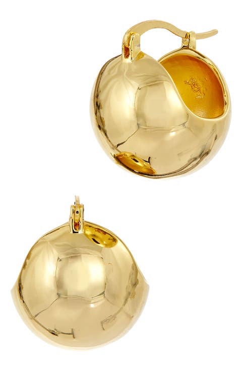 Bold Bucket Hoop Earrings