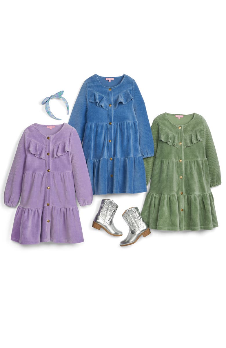 BISBY Kids' Corduroy Western Dress, Alternate, color, 