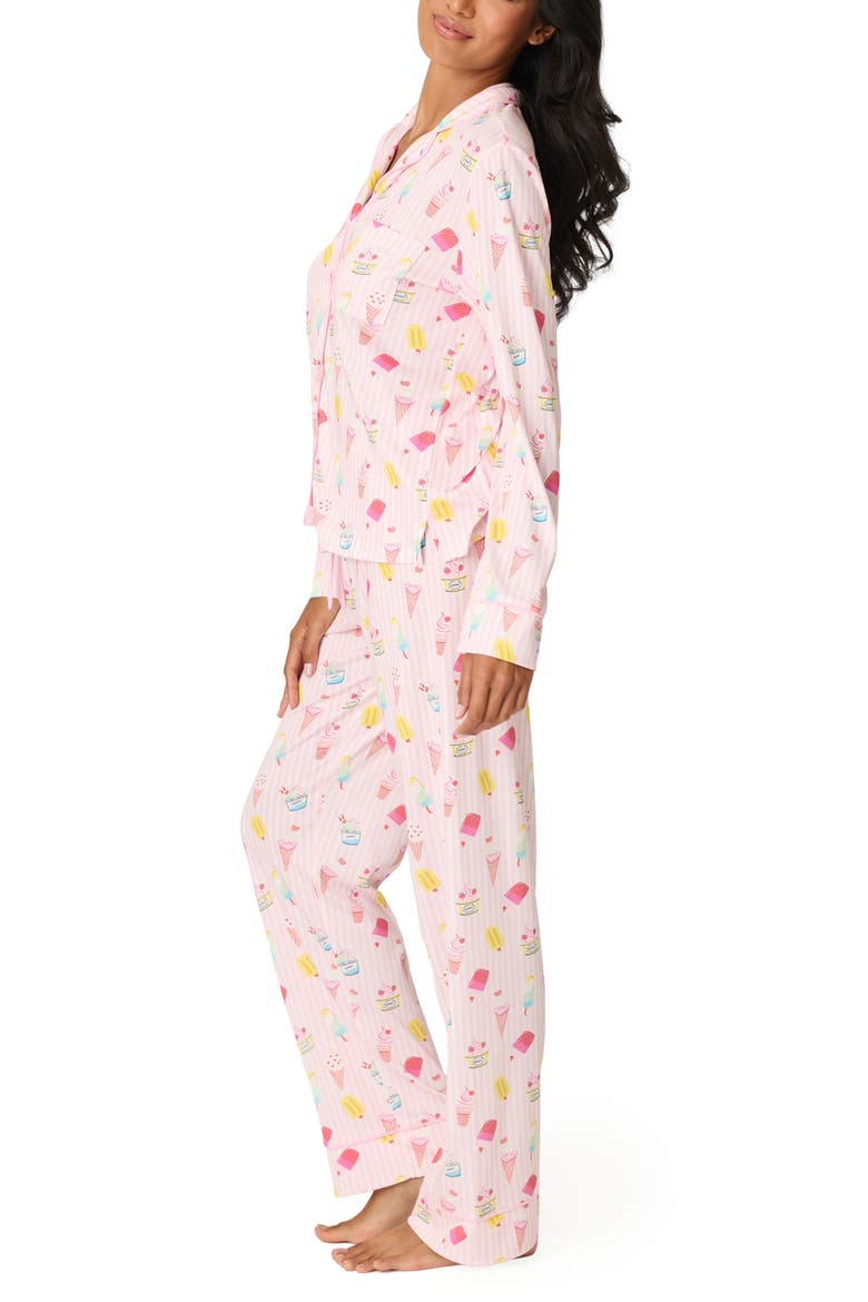 Playful Print Pajamas, Alternate, color, PINK MULTI