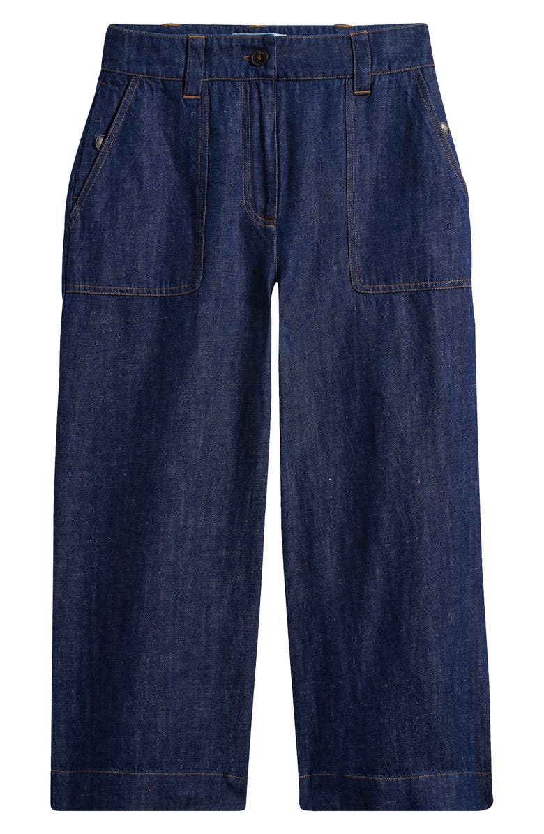 Reiss Kids' Ashby Sr. Wide Leg Jeans, Main, color, Indigo