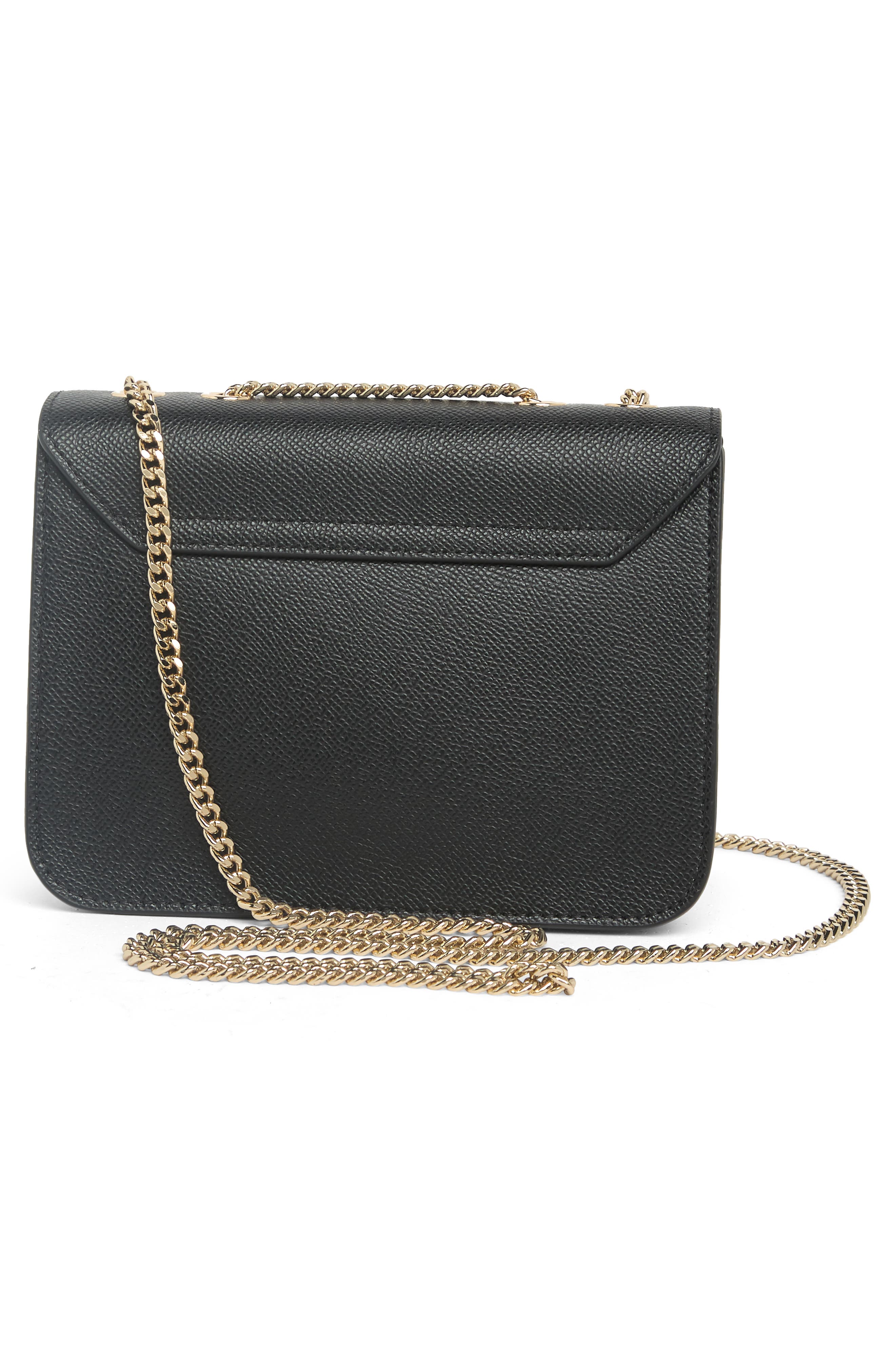 Furla Bella Mini Crossbody Bag, Alternate, color, Nero