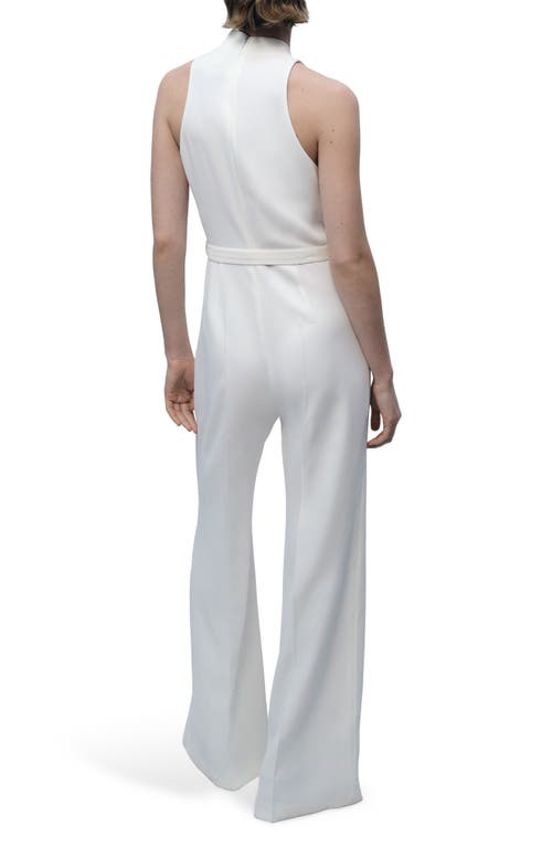 Shop Mango Belted Jumpsuit