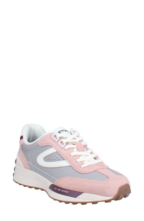 Tretorn Match Jogger Sneaker In Pink/grey