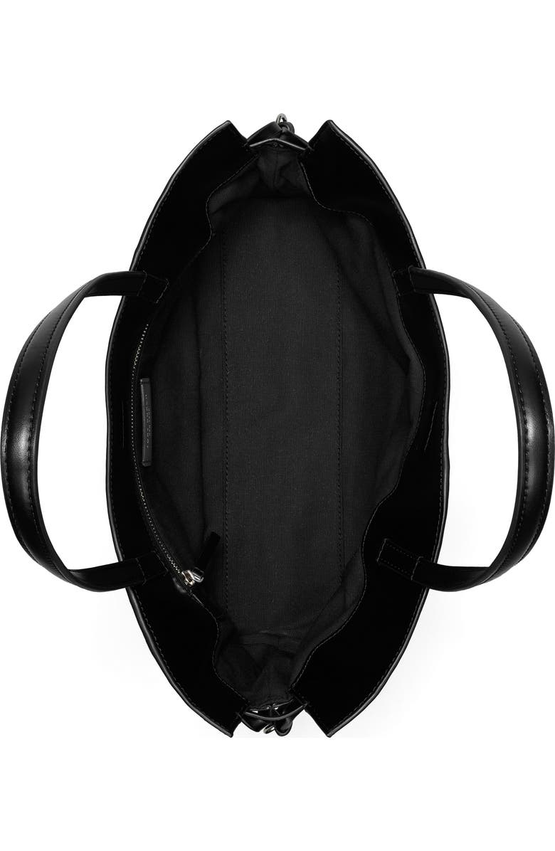 Tory Burch Small Ella natuura<sup>™</sup> Drawstring Tote, Alternate, color, Black