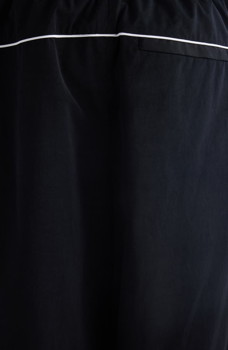 Acne Studios Peachy Wide Leg Track Pants, Alternate, color, Black