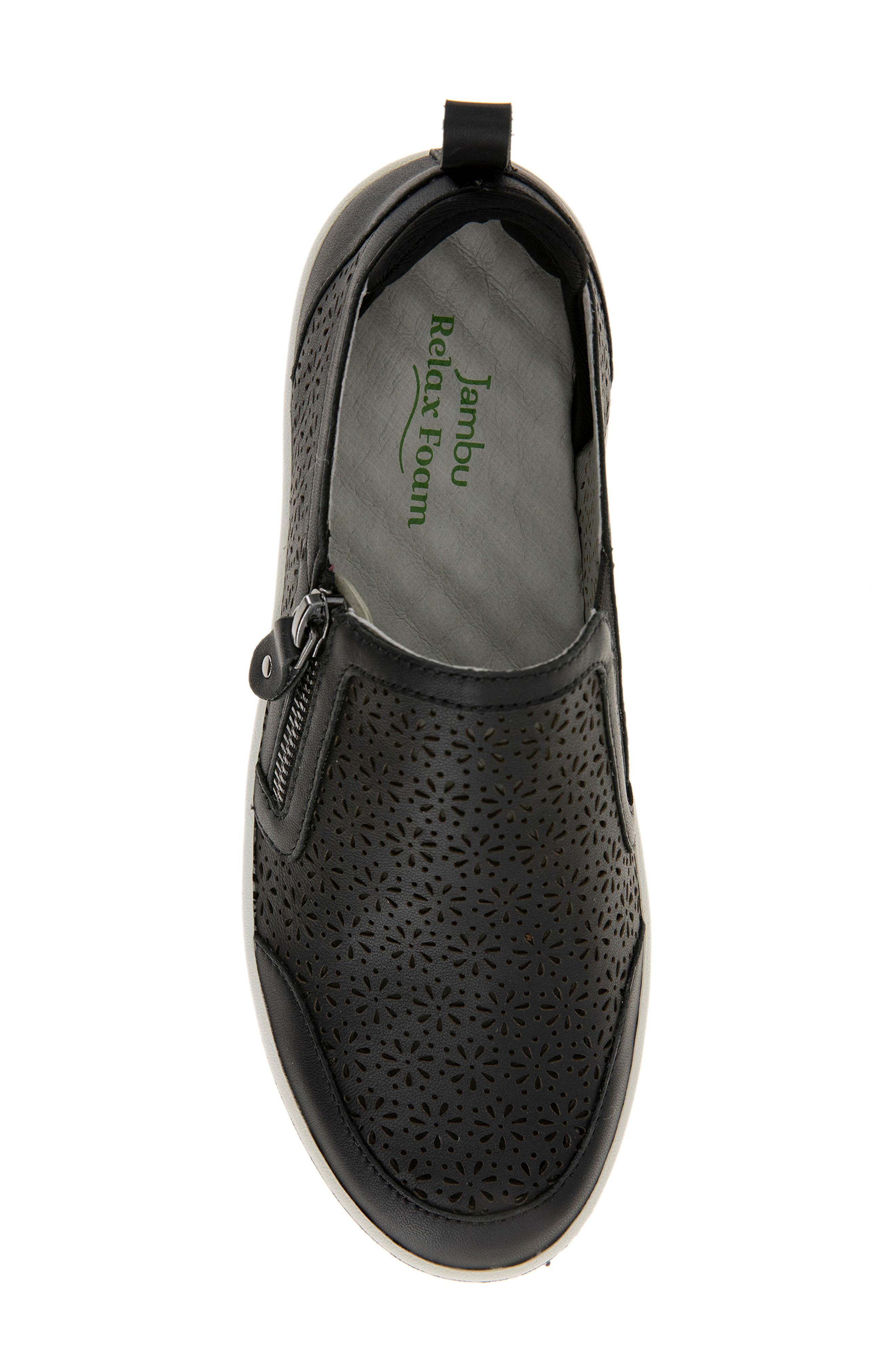 Jambu July Side Zip Sneaker, Alternate, color, Black