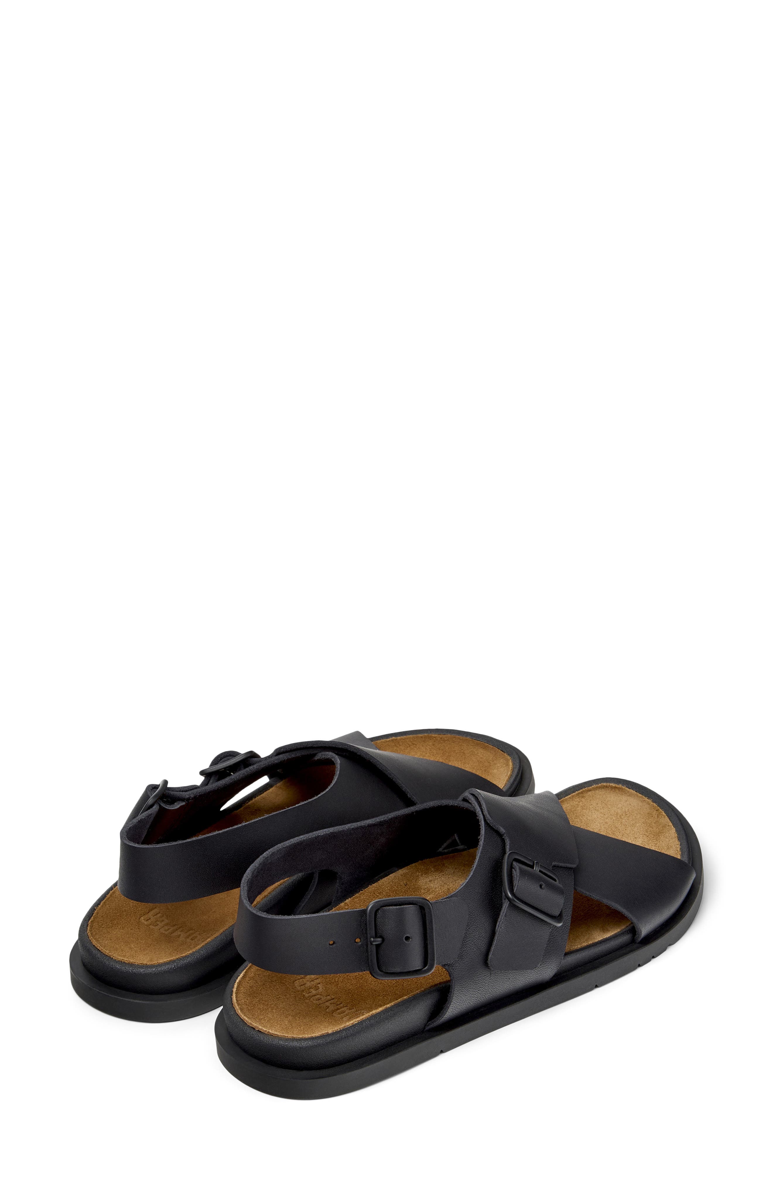 Camper Louise Slingback Sandal, Alternate, color, Dark Black