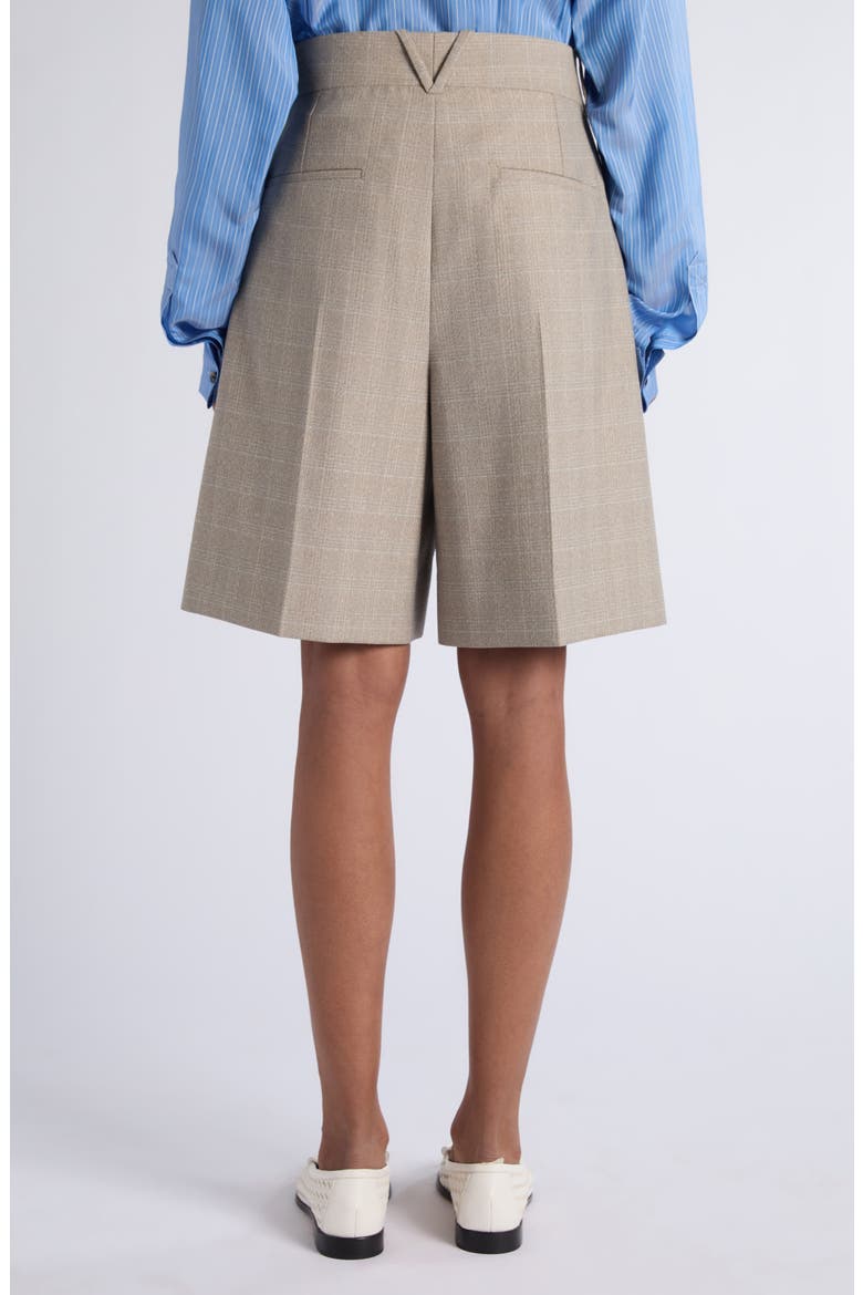 Faded Prince of Wales Wool Shorts, Alternate, color, 2207 SILT/ STUCCO MELANGE