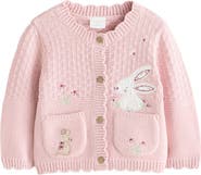 NEXT Bunny Embroidered Cardigan