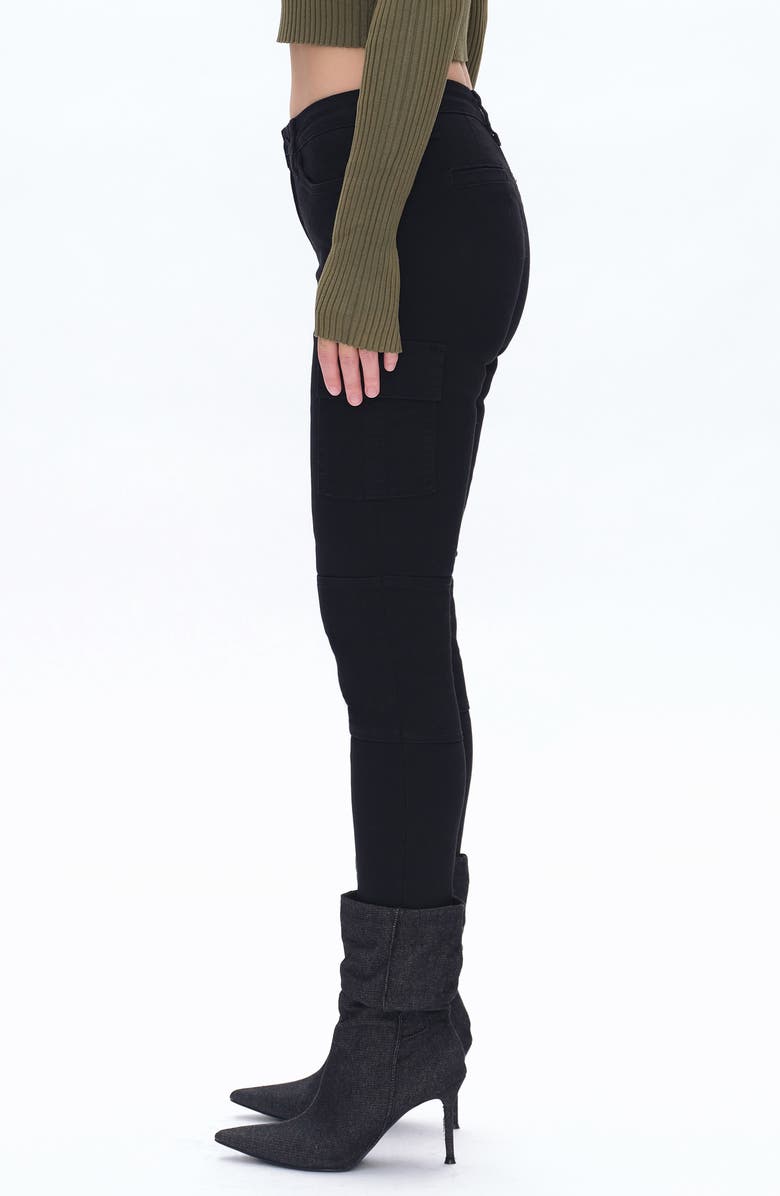 Bayeas Cargo Skinny Jeans, Alternate, color, 