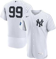 Nike Men's Nike Aaron Judge White New York Yankees Home Authentic Sponsor Patch Jersey