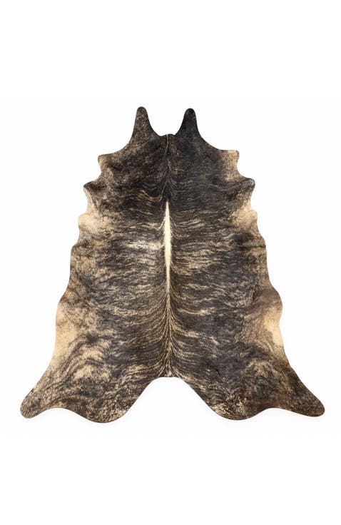 Eco Hide Brindle Cowhide Rug  8'11" × 6'6"
