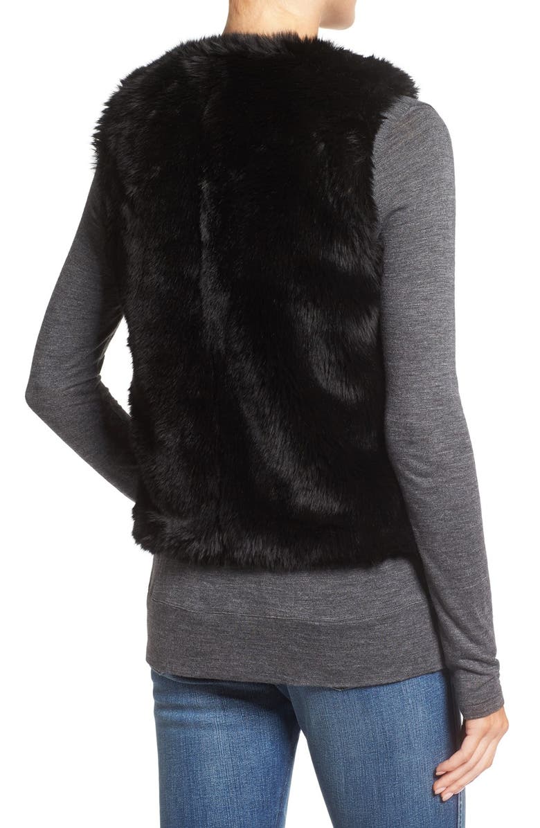 Madewell Faux Fur Vest, Alternate, color, 