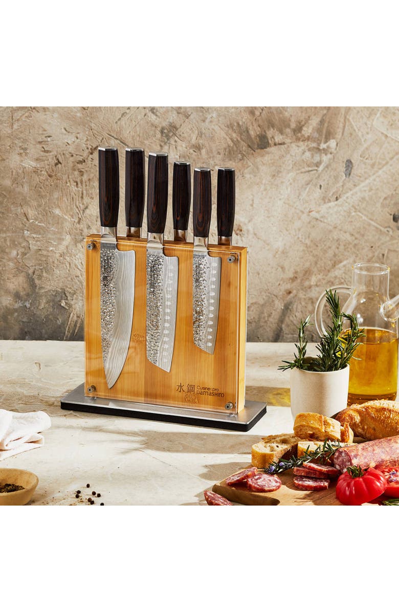 Cuisine::pro<sup>®</sup> Damashiro EMPEROR<sup>®</sup> Shi 7-Piece Knife Block, Alternate, color, Silver
