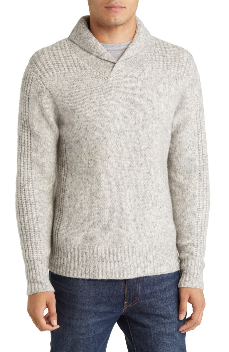 Schott NYC Men's Midweight Shawl Collar Sweater, Main, color,