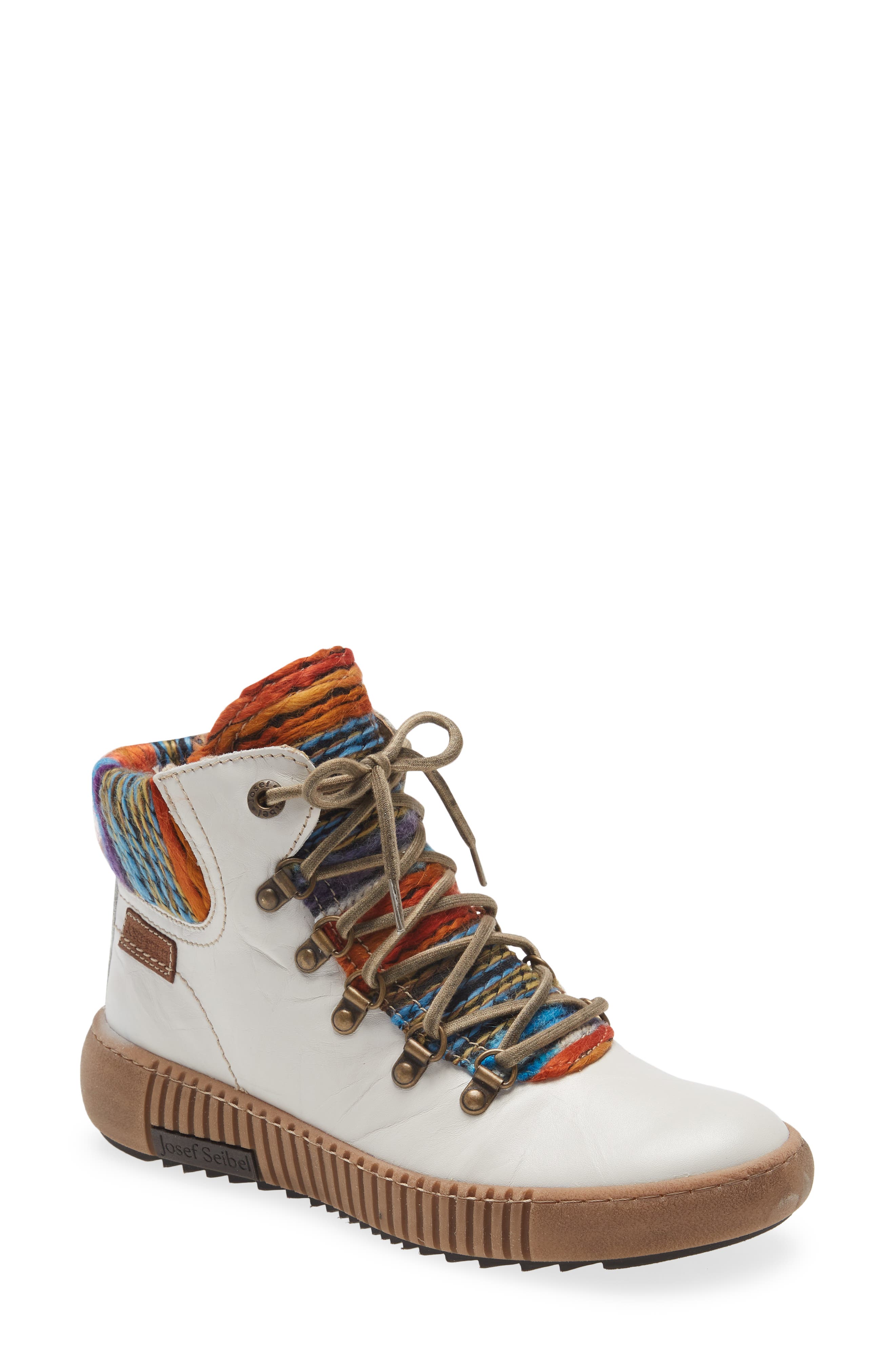 Maren Bootie, Main, color, WHITE LEATHER