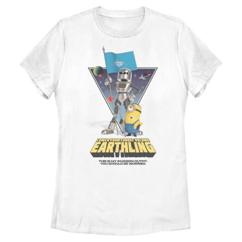 Junior's Minions & Monsters This Is My Invasion Outfit  Graphic T-Shirt