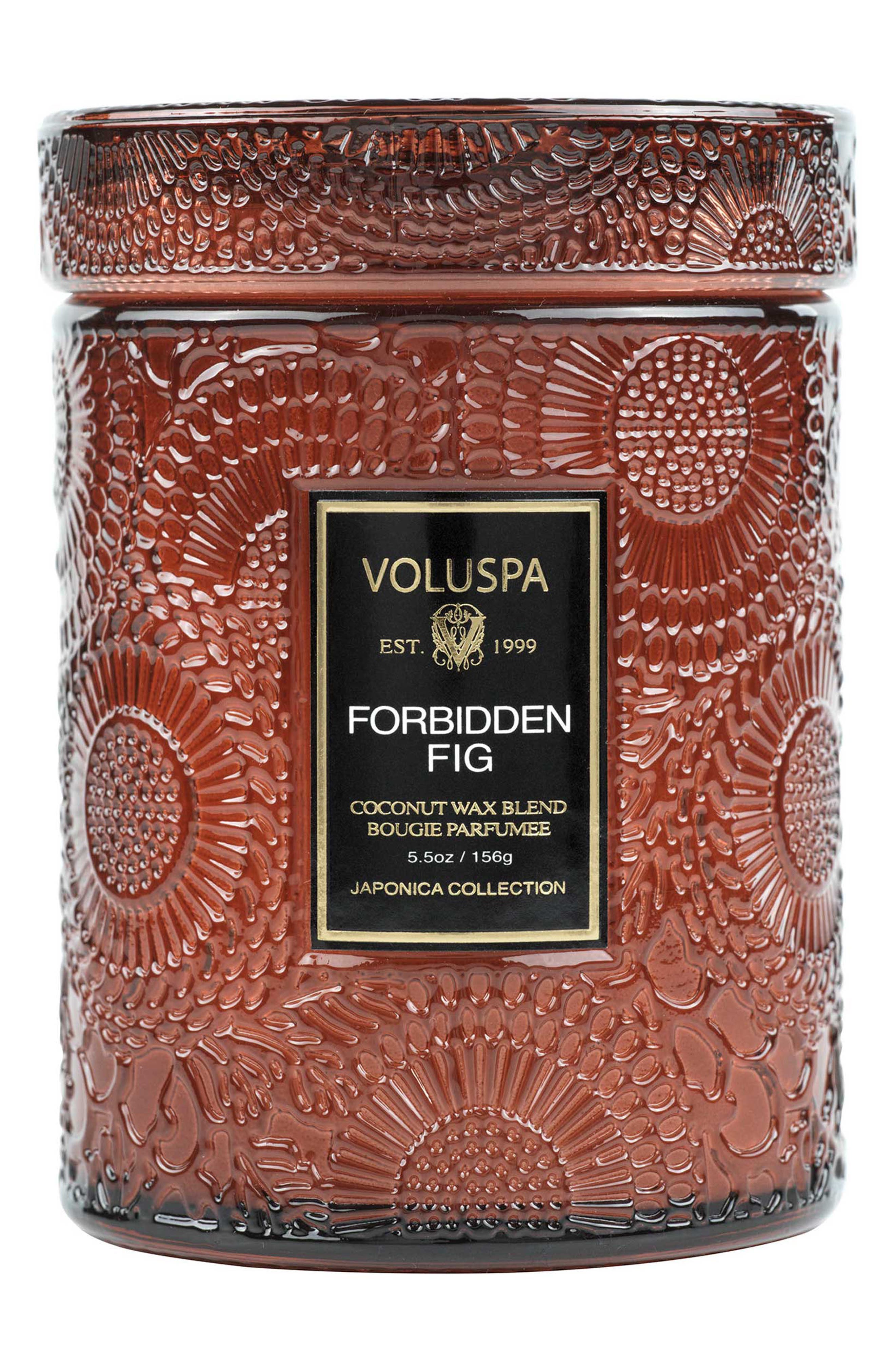 Voluspa Forbidden Fig Small Jar Candle - Forbidden Fig