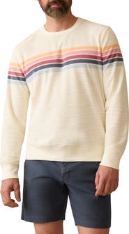Faherty Cabana French Terry Crewneck Sweatshirt