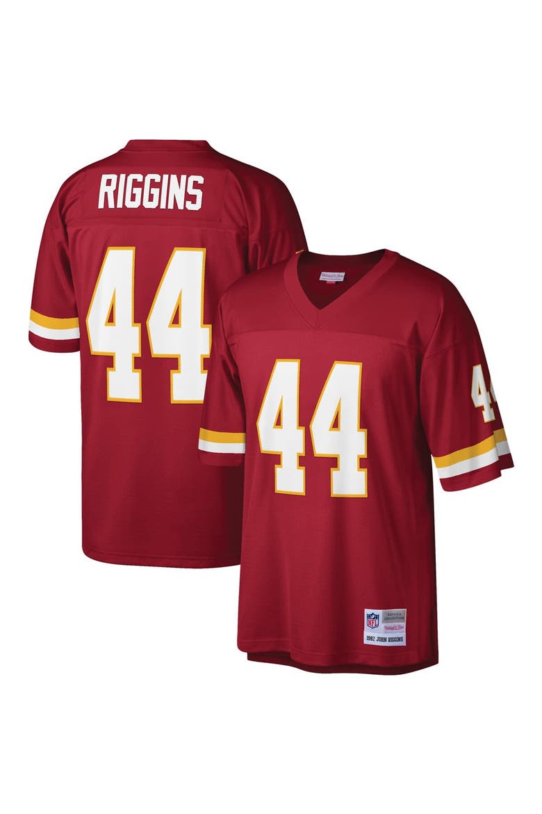 Men's Mitchell & Ness John Riggins Burgundy Washington Football Team Legacy Replica Jersey, Main, color, Burgundy
