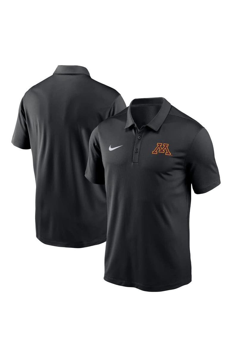 Nike Men's Nike Black Minnesota Golden Gophers Victory Solid Performance Polo, Main, color, Black