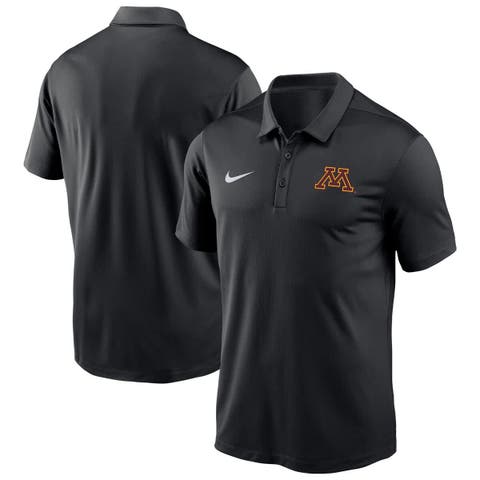 Men's Nike Black Minnesota Golden Gophers Victory Solid Performance Polo