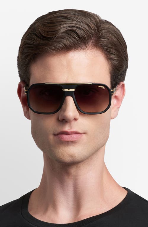 Carrera Eyewear 60mm Rectangular Flat Top Sunglasses