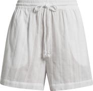 Nordstrom Textured Cotton Cover-Up Shorts