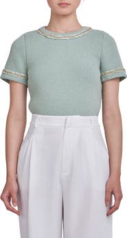 Endless Rose Chain Accent Knit Top