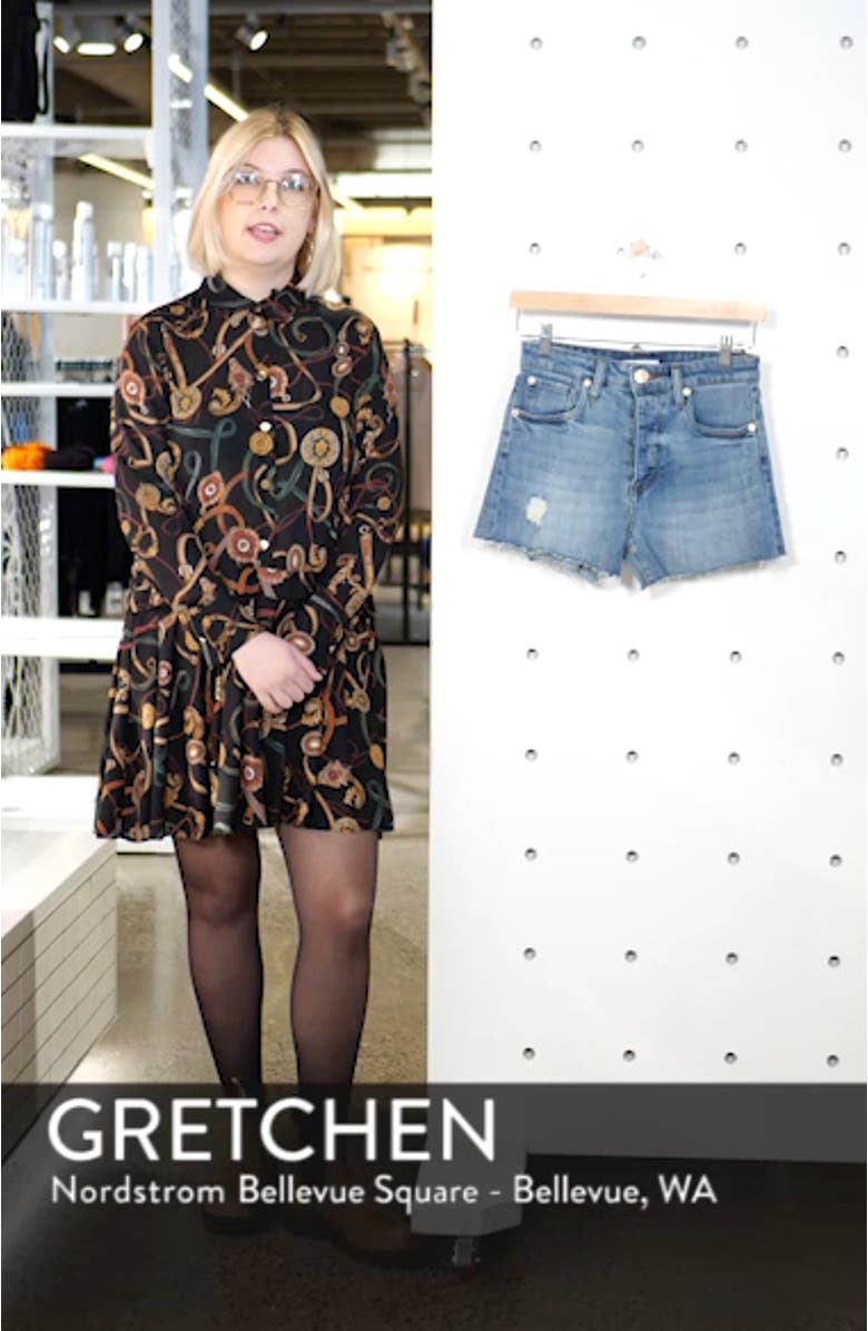 Kate High Waist Denim Shorts, sales video thumbnail