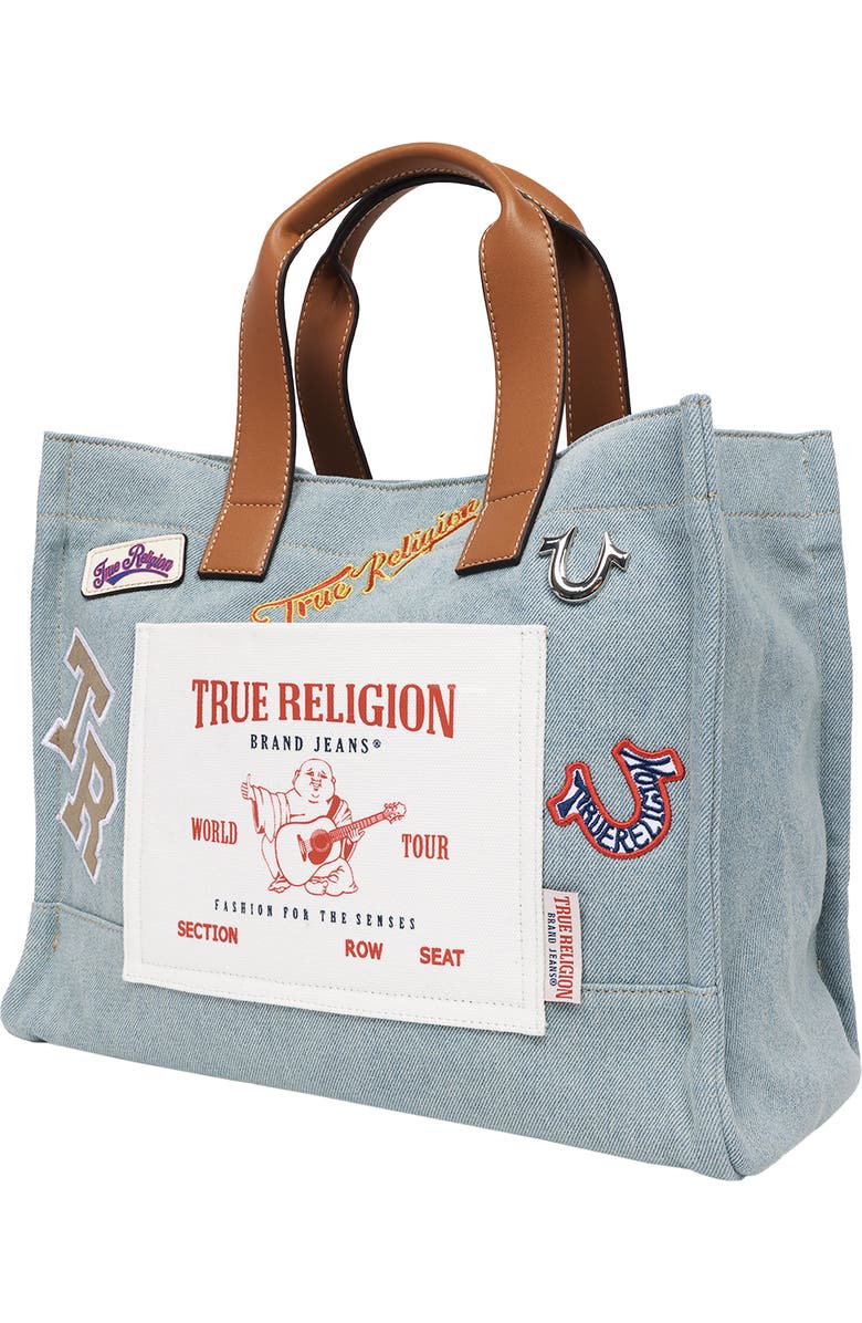 True Religion Andy Medium Patch Tote, Alternate, color,