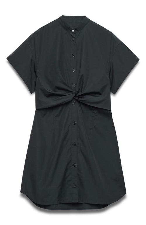 Rag & Bone Gretchen Twist-front Poplin Shirtdress