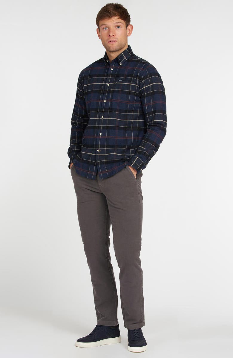 Barbour Lutsleigh Plaid Button-Up Shirt, Alternate, color,
