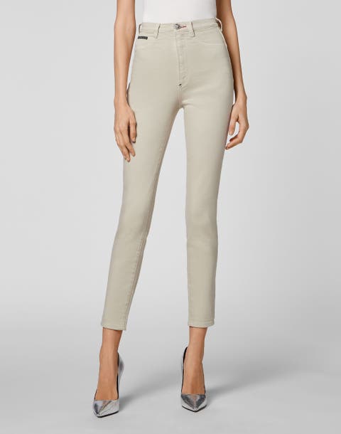 Super High Waist Jegging Iconic Plein Women