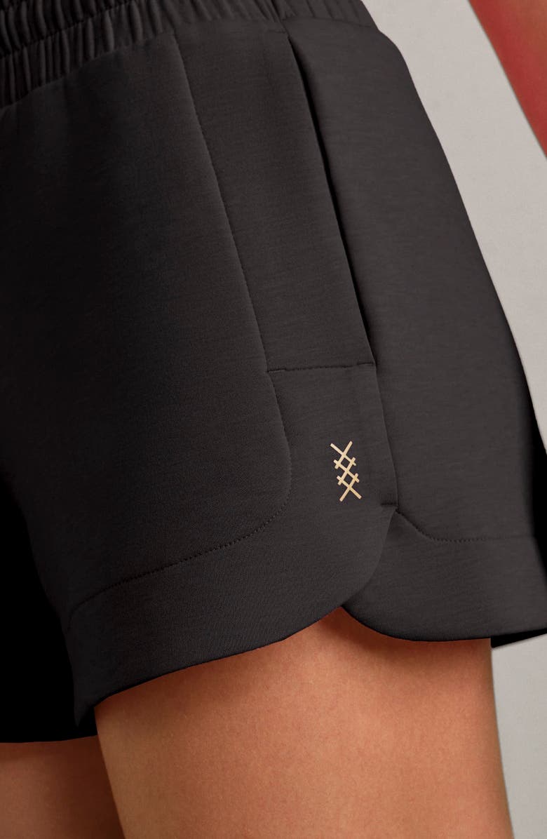 Rhone DreamGlow Shorts, Alternate, color, Pure Black Heather