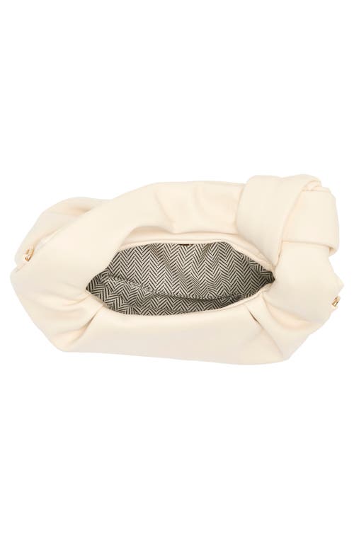 Urban Expressions Handbags Knot Crossbody Bag In Ivory