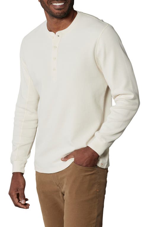 The Normal Brand Vintage Thermal Mountain Henley In White
