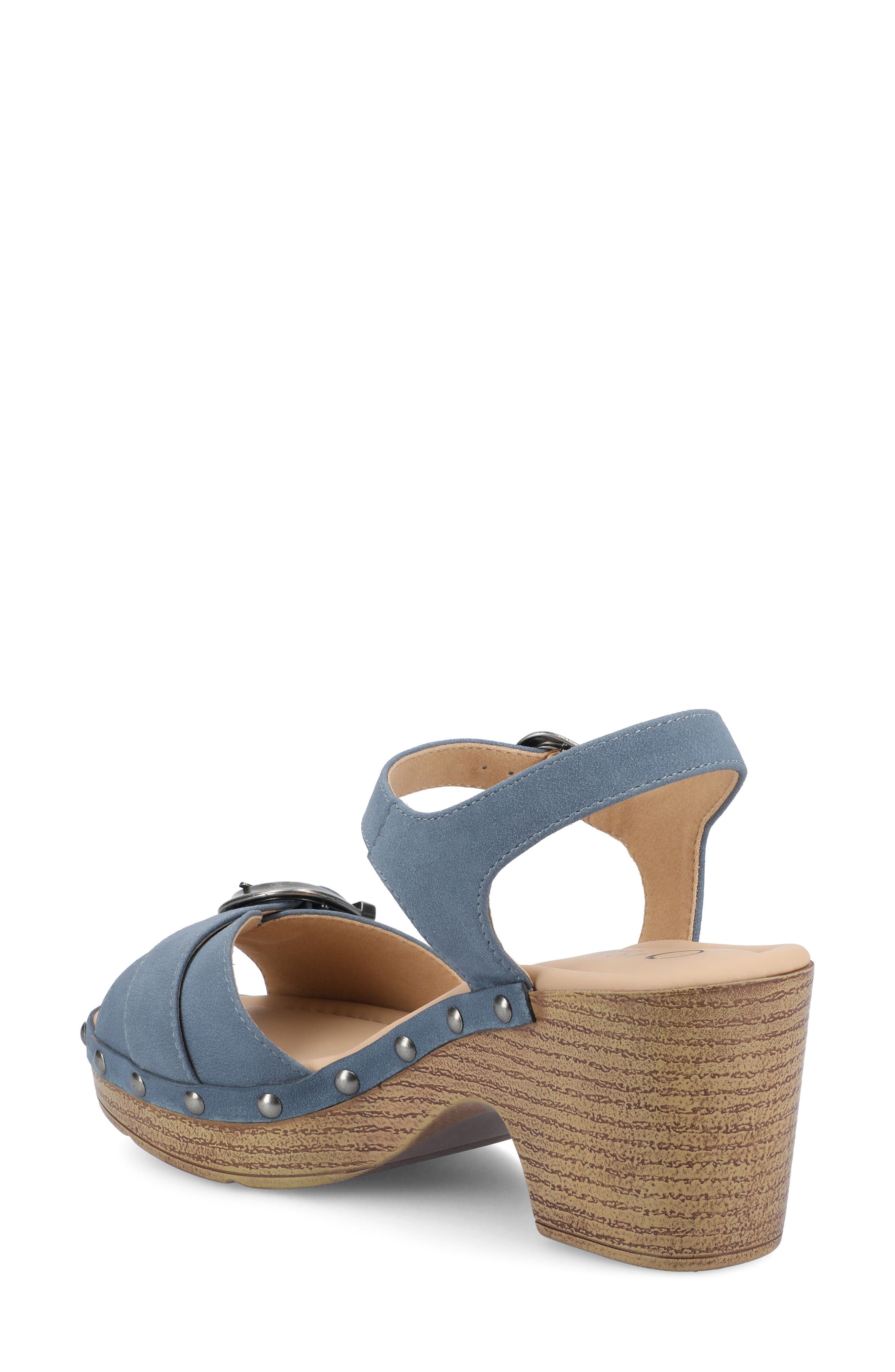 Sisilia Ankle Strap Platform Sandal, Alternate, color, BLUE