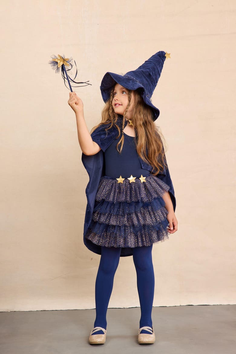 Wizard Star Wand, Alternate, color, Navy
