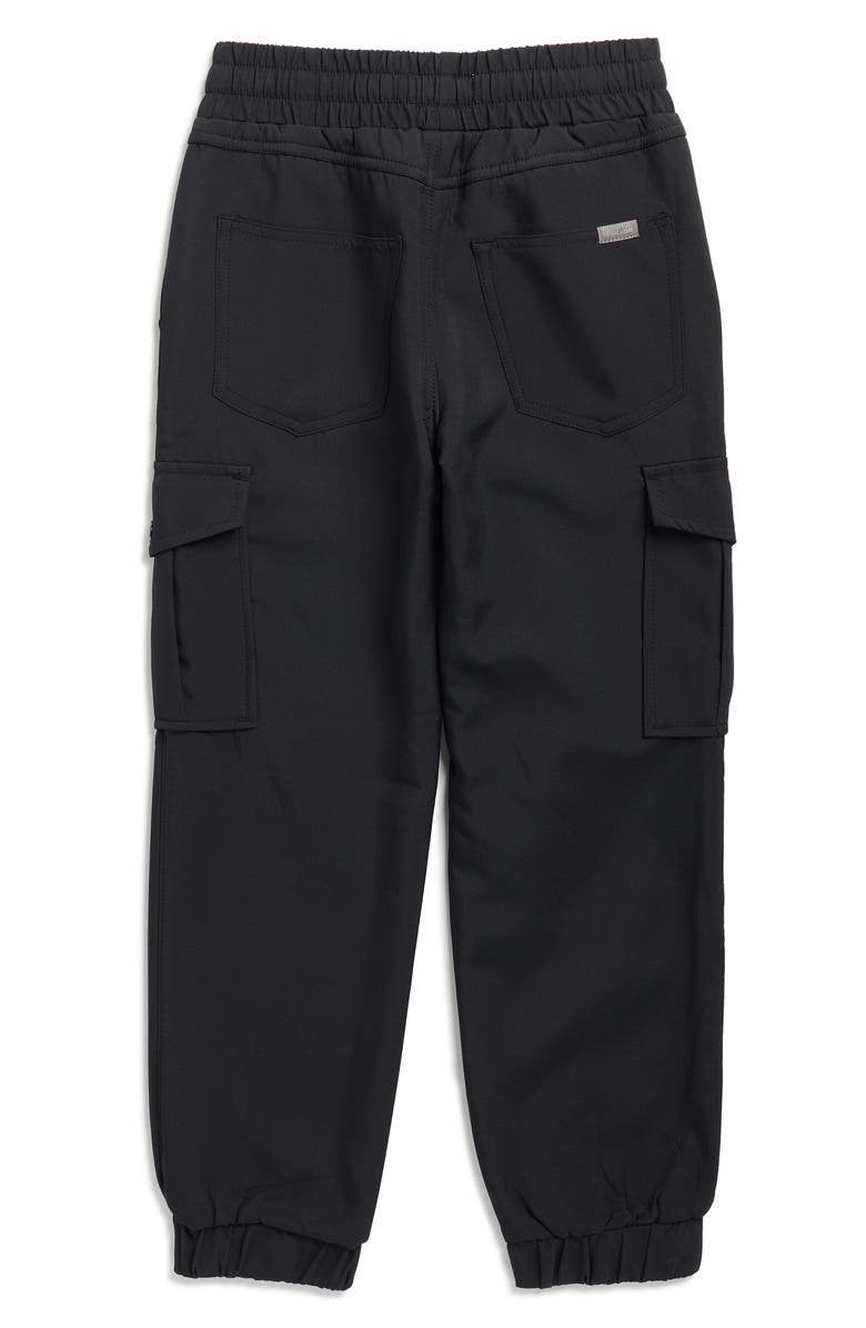 Weatherproof<sup>®</sup> Kids' Tech Fleece Cargo Joggers, Alternate, color, Black