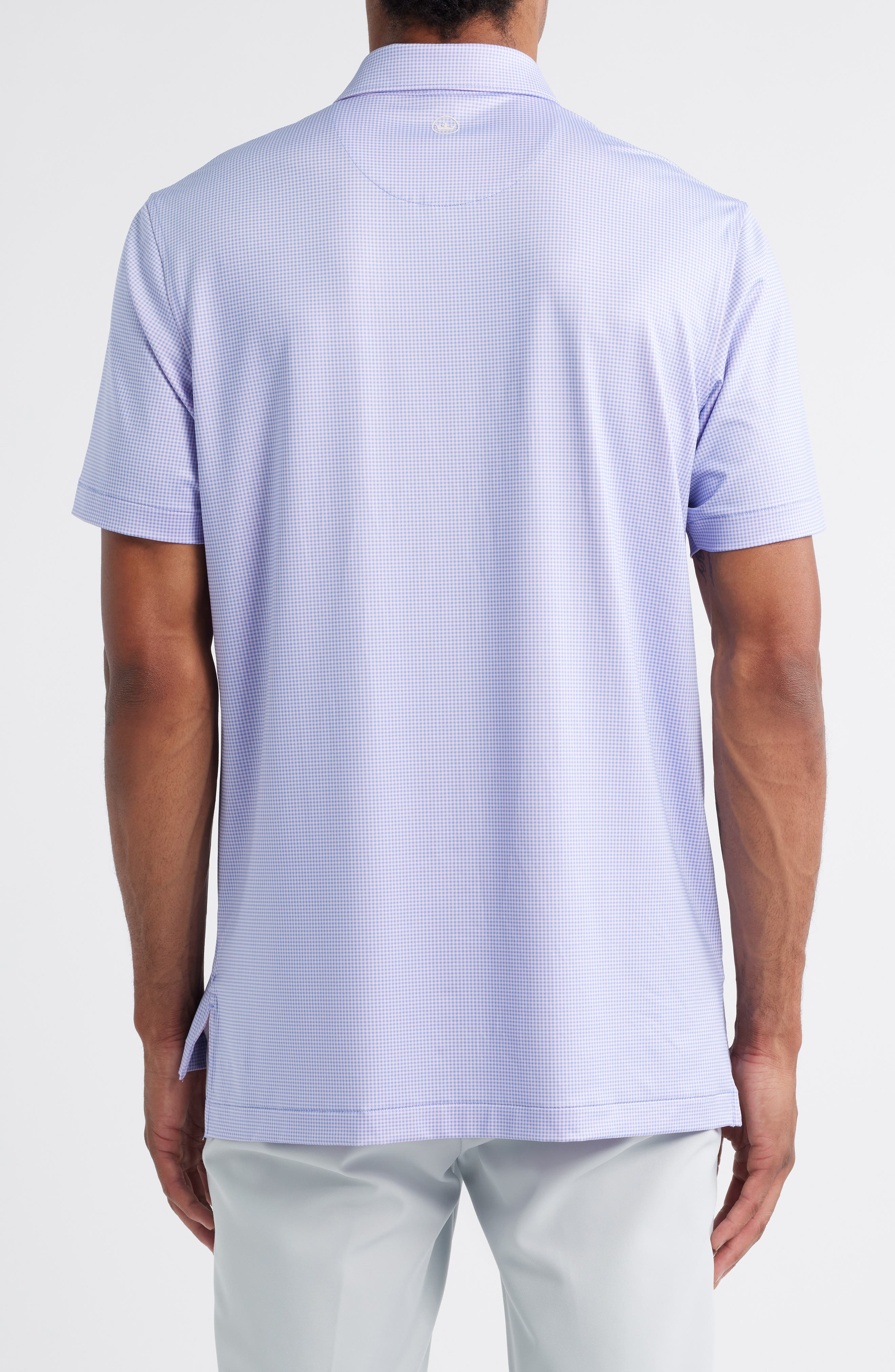Gingham Performance Jersey Polo - image 2