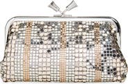 Anya Hindmarch Maud Stripes Tassel Clutch
