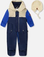 Deux par Deux Mid-Season One-Piece Outerwear with Hat