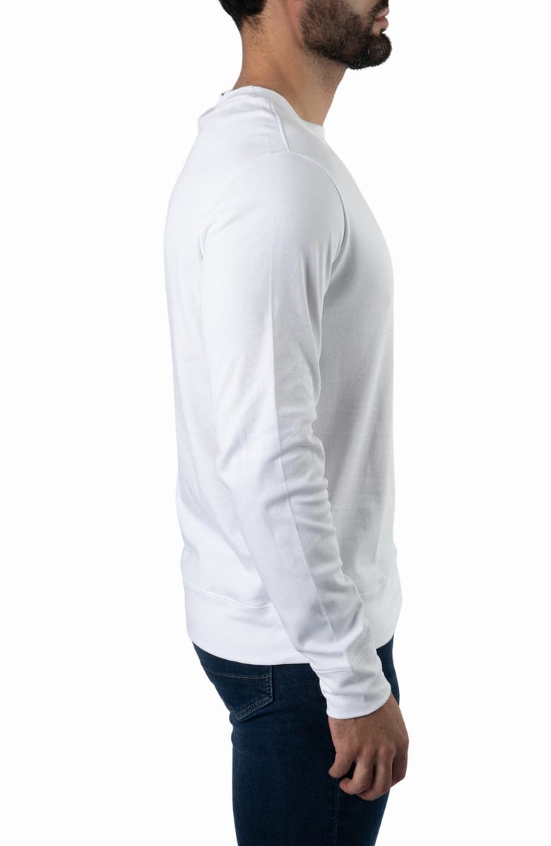 Jared Lang Cotton Long Sleeve T-Shirt, Alternate, color, Grey