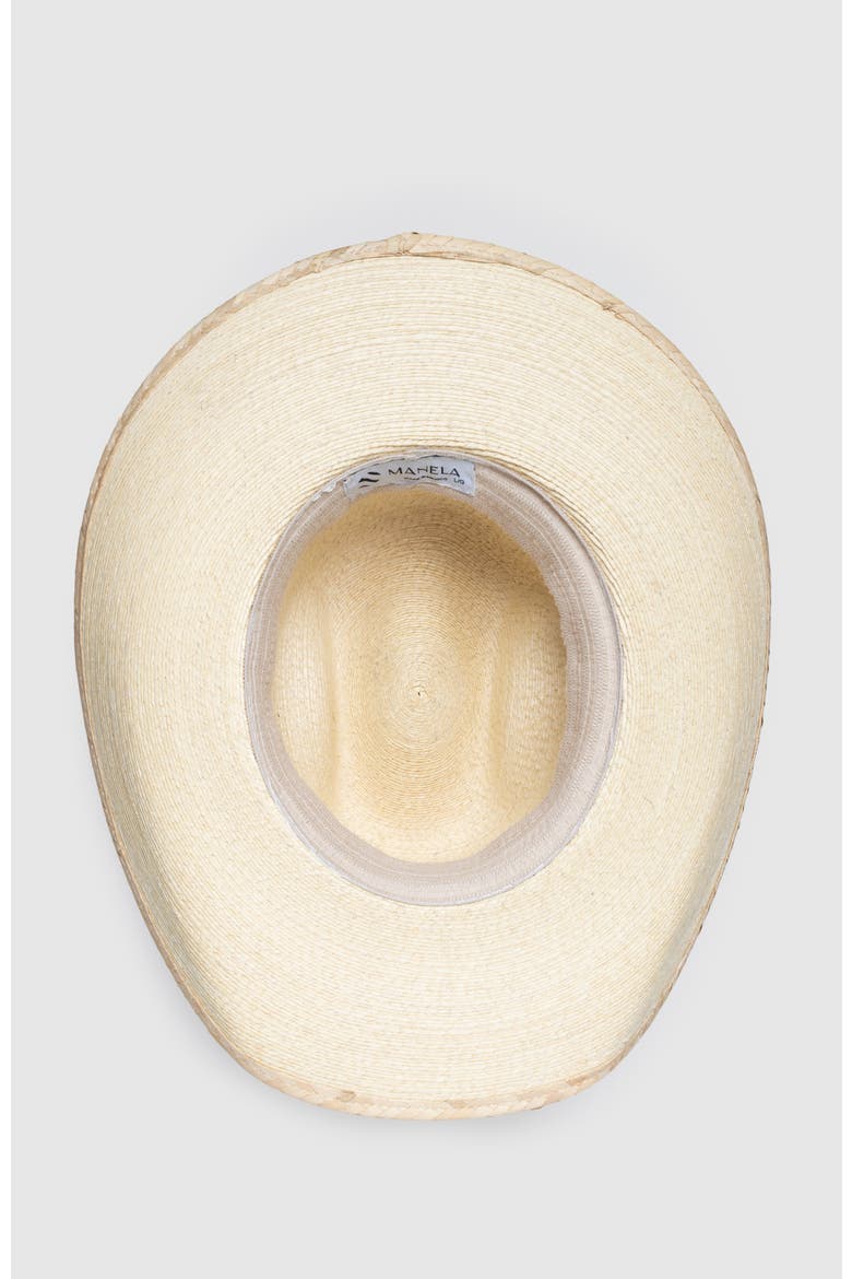 Solstice Bloom  Handwoven Straw Sun Hat - Bohemian Summer Cowboy Hat, Alternate, color, Natural / Brown