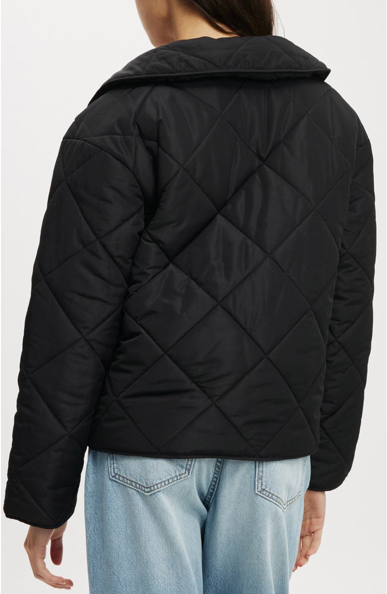 Cotton On Quilted Tie Up Jacket, Alternate, color,