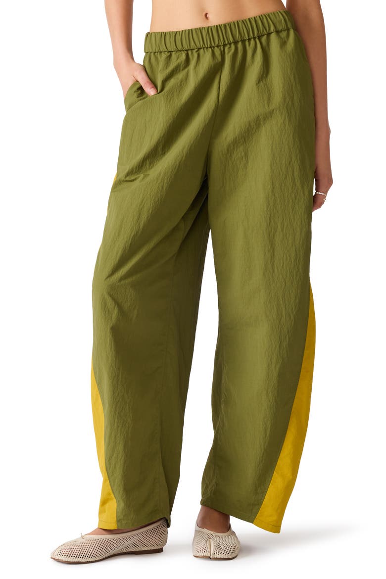 Khoda Nylon Wide Leg Pants, Main, color, CARGO